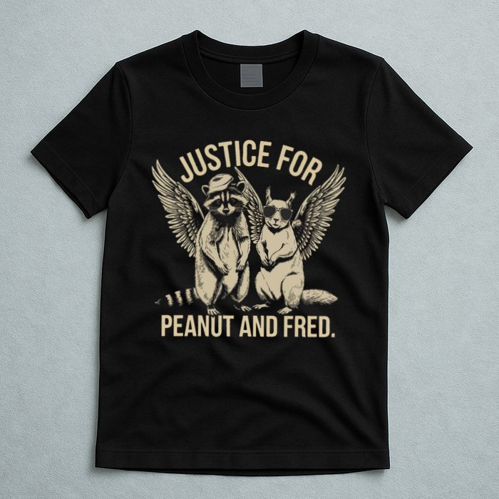 Justice For Peanut And Fred Peanut Squirrel Fred Raccoon T-Shirt