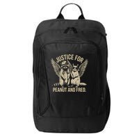 Justice For Peanut And Fred Peanut Squirrel Fred Raccoon City Backpack