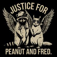 Justice For Peanut And Fred Peanut Squirrel Fred Raccoon Impact Tech Backpack