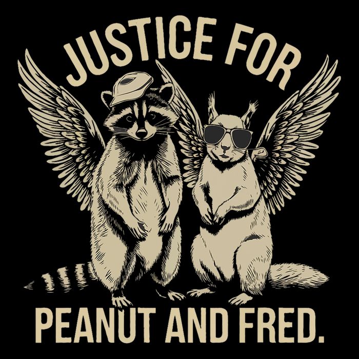Justice For Peanut And Fred Peanut Squirrel Fred Raccoon Impact Tech Backpack