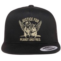 Justice For Peanut And Fred Peanut Squirrel Fred Raccoon Flatbill Hat