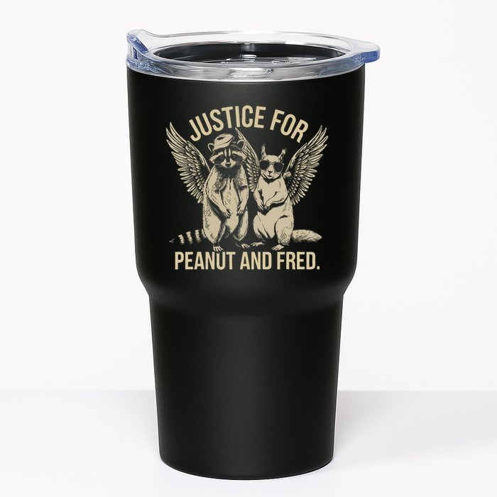 Justice For Peanut And Fred Peanut Squirrel Fred Raccoon Tumbler