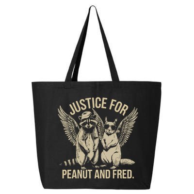 Justice For Peanut And Fred Peanut Squirrel Fred Raccoon 25L Jumbo Tote