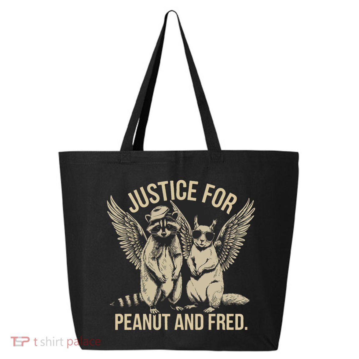 Justice For Peanut And Fred Peanut Squirrel Fred Raccoon 25L Jumbo Tote