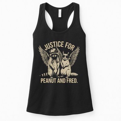 Justice For Peanut And Fred Peanut Squirrel Fred Raccoon Womens Tank Top