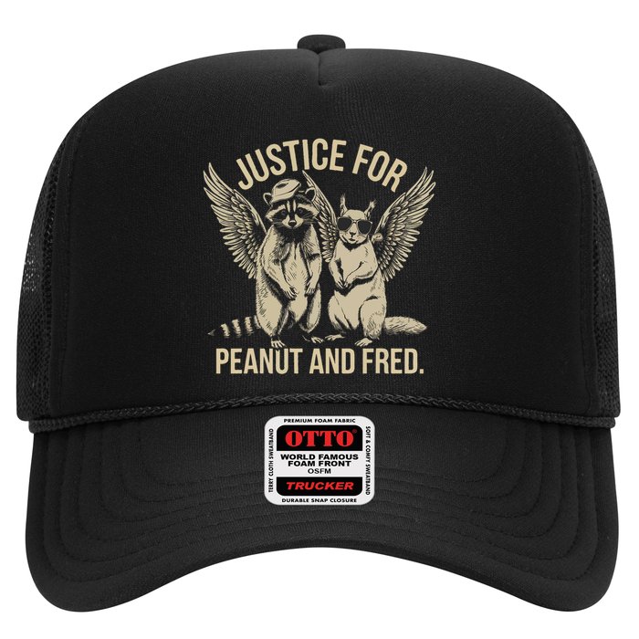 Justice For Peanut And Fred Peanut Squirrel Fred Raccoon Trucker Hat