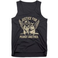 Justice For Peanut And Fred Peanut Squirrel Fred Raccoon Tank Top
