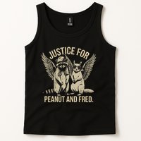 Justice For Peanut And Fred Peanut Squirrel Fred Raccoon Tank Top