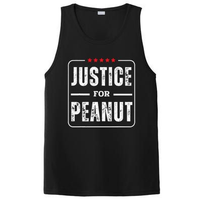 Justice For Peanut Bold Protest Message PosiCharge Competitor Tank