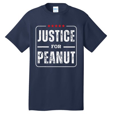 Justice For Peanut Bold Protest Message Tall T-Shirt