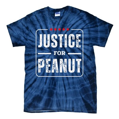 Justice For Peanut Bold Protest Message Tie-Dye T-Shirt