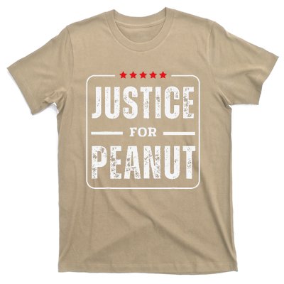 Justice For Peanut Bold Protest Message T-Shirt