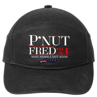 Justice For Peanut The Squirrel And Fred The Raccon 7-Panel Snapback Hat