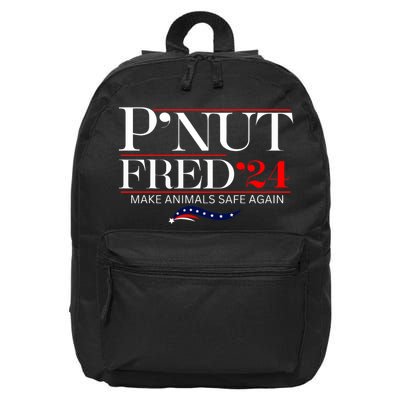 Justice For Peanut The Squirrel And Fred The Raccon 16 in Basic Backpack