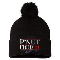 Justice For Peanut The Squirrel And Fred The Raccon Pom Pom 12in Knit Beanie