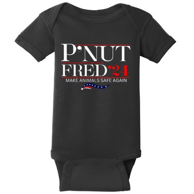 Justice For Peanut The Squirrel And Fred The Raccon Baby Bodysuit