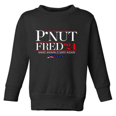 Justice For Peanut The Squirrel And Fred The Raccon Toddler Sweatshirt