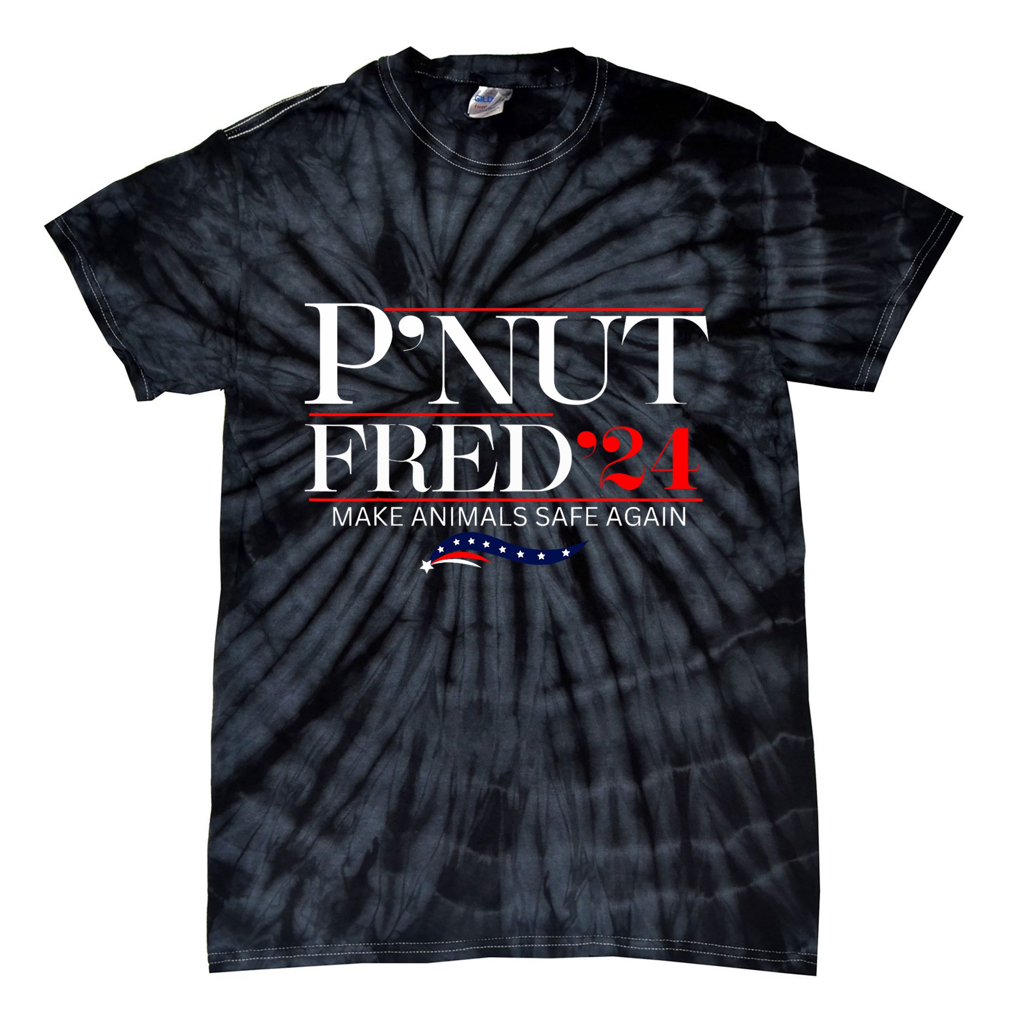Justice For Peanut The Squirrel And Fred The Raccon Tie-Dye T-Shirt