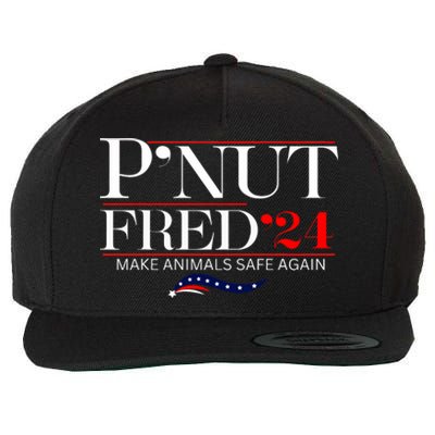 Justice For Peanut The Squirrel And Fred The Raccon Wool Snapback Cap