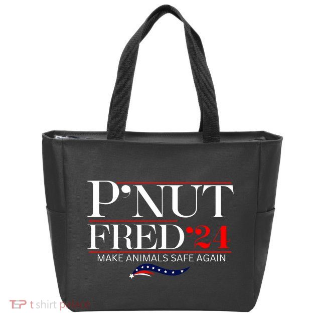 Justice For Peanut The Squirrel And Fred The Raccon Zip Tote Bag