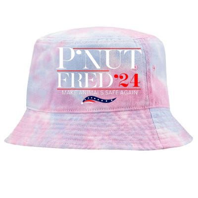 Justice For Peanut The Squirrel And Fred The Raccon Tie-Dyed Bucket Hat