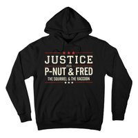 Justice For Pnut And Fred The Squirrel Peanut Justice Hoodie