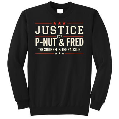 Justice For Pnut And Fred The Squirrel Peanut Justice Sweatshirt