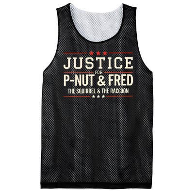 Justice For Pnut And Fred The Squirrel Peanut Justice Mesh Reversible Basketball Jersey Tank