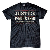 Justice For Pnut And Fred The Squirrel Peanut Justice Tie-Dye T-Shirt