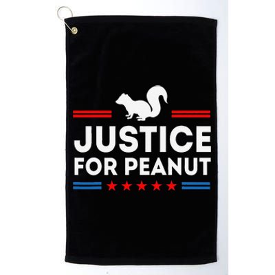 Justice For Peanut The Squirrel And Fred The Raccon Platinum Collection Golf Towel