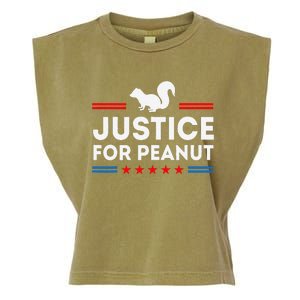 Justice For Peanut The Squirrel And Fred The Raccon Garment-Dyed Women's Muscle Tee