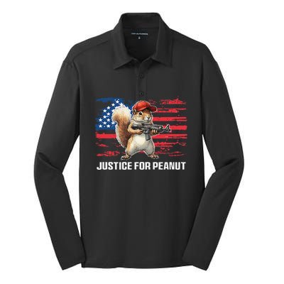 Justice For Peanut The Squirrel Peanut Squirrel Pnut Silk Touch Performance Long Sleeve Polo