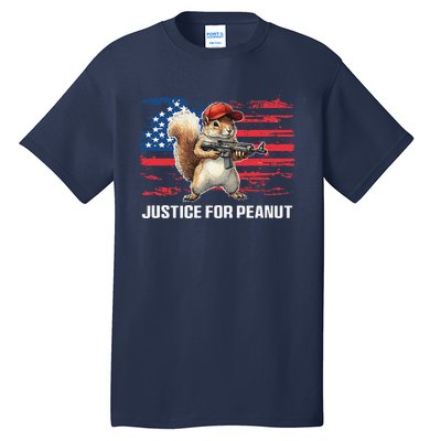 Justice For Peanut The Squirrel Peanut Squirrel Pnut Tall T-Shirt