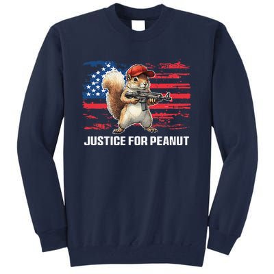 Justice For Peanut The Squirrel Peanut Squirrel Pnut Tall Sweatshirt