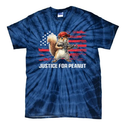 Justice For Peanut The Squirrel Peanut Squirrel Pnut Tie-Dye T-Shirt