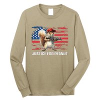 Justice For Peanut The Squirrel Peanut Squirrel Pnut Long Sleeve Shirt