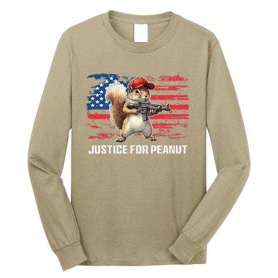 Justice For Peanut The Squirrel Peanut Squirrel Pnut Long Sleeve Shirt