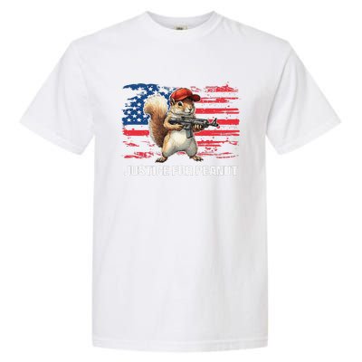 Justice For Peanut The Squirrel Peanut Squirrel Pnut Garment-Dyed Heavyweight T-Shirt