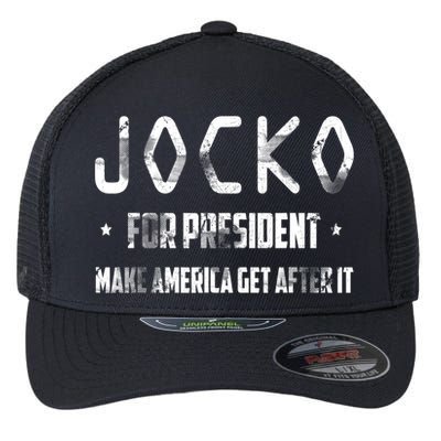 Jocko For President Make America Get After It Black Flexfit Unipanel Trucker Cap