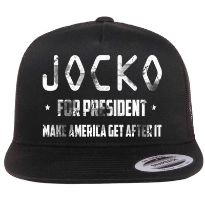 Jocko For President Make America Get After It Black Flatbill Hat