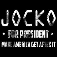 Jocko For President Make America Get After It Black Mesh Reversible Basketball Jersey Tank