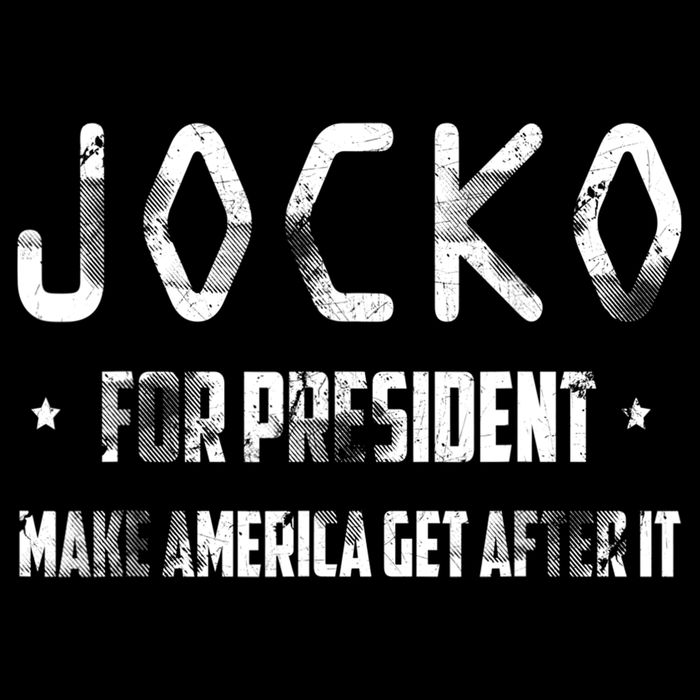 Jocko For President Make America Get After It Black Mesh Reversible Basketball Jersey Tank