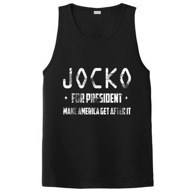 Jocko For President Make America Get After It Black PosiCharge Competitor Tank