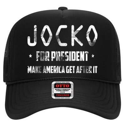 Jocko For President Make America Get After It Black Trucker Hat