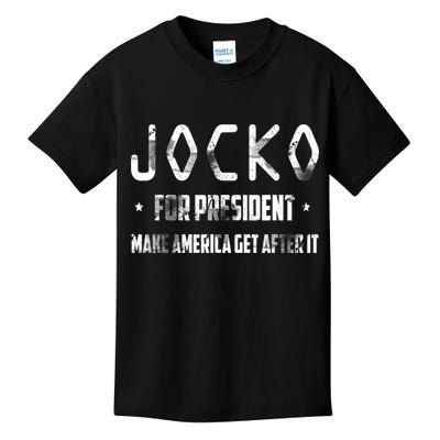 Jocko For President Make America Get After It Black Kids T-Shirt
