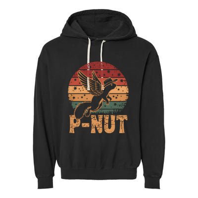 Justice For Peanut P’Nut Pnut Squirrel Lover Garment-Dyed Fleece Hoodie