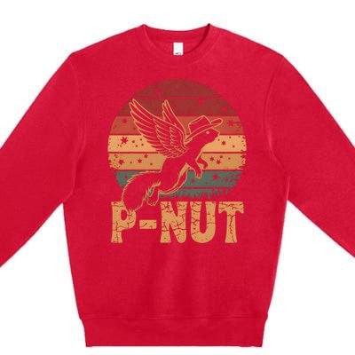 Justice For Peanut P’Nut Pnut Squirrel Lover Premium Crewneck Sweatshirt