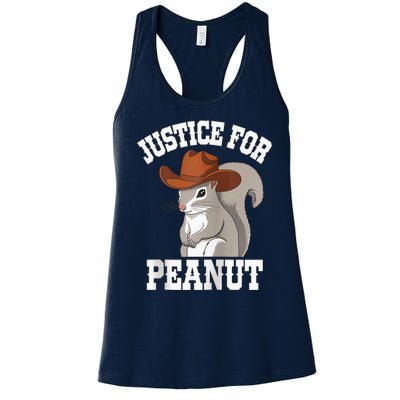 Justice For Peanut The Squirrel 2024 Women's Racerback Tank