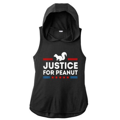 Justice For Peanut The Squirrel 2024 Ladies PosiCharge Tri-Blend Wicking Draft Hoodie Tank