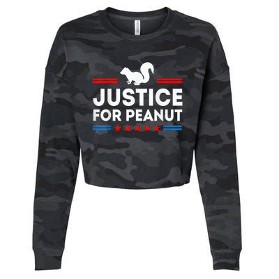 Justice For Peanut The Squirrel 2024 Cropped Pullover Crew